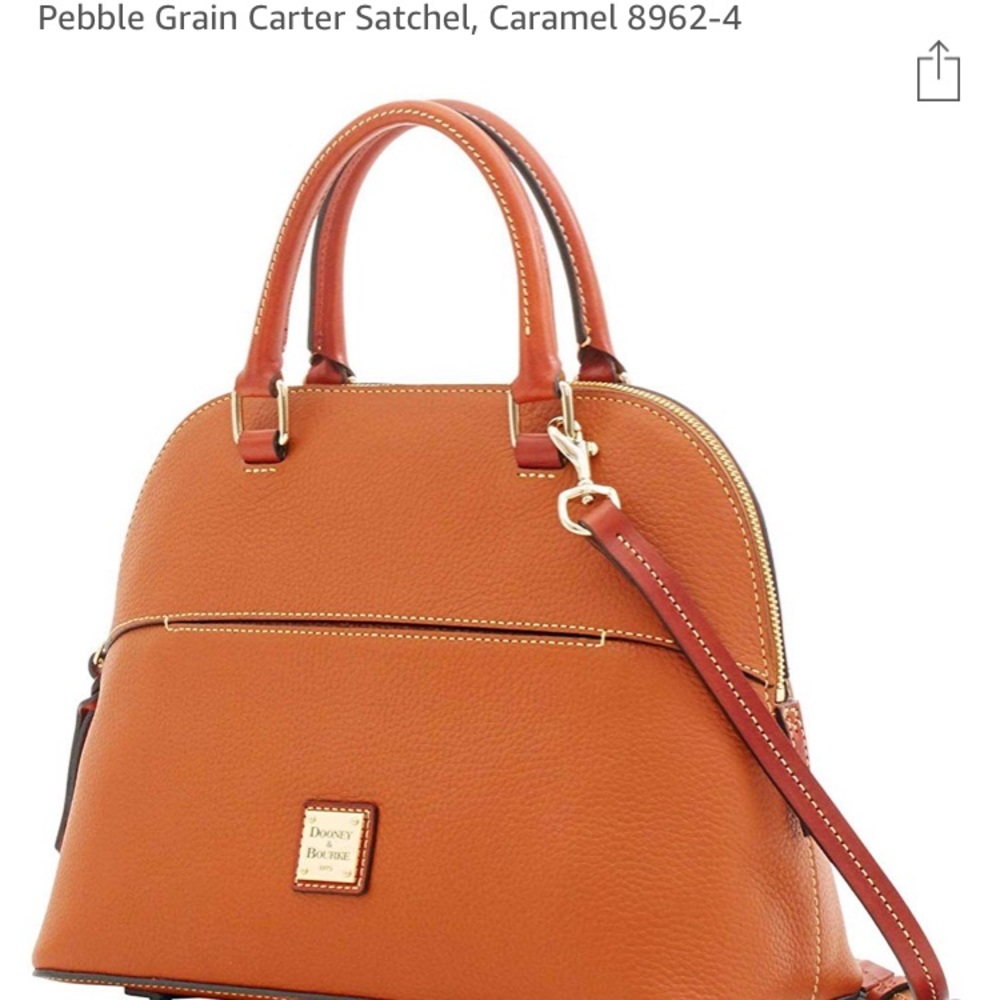 Dooney and Bourke Pebble Grain Carter Satchel!